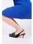 Bej Kadın Topuklu Stiletto Günlük Ayakkabı 4