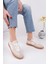 Krem Sneaker Günlük Ayakkabı 2