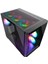 Loopy Plus Siyah 7*12CM Argb Fan 950W 80 Plus Standart Temperli Cam Kumandalı Atx Mid-T Gaming Oyuncu Kasası 2