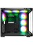 Loopy Plus Siyah 7*12CM Argb Fan 950W 80 Plus Standart Temperli Cam Kumandalı Atx Mid-T Gaming Oyuncu Kasası 5