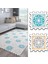 Dijital Osmanlı Motifli/ Desenli Mutfak-Oturma Odası-Salon Halısı/yapboz Halı/puzzle Halı/ Japon Halı 1