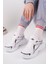 Bej Kadın Sneaker Günlük Ayakkabı 1