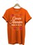 Anneler Günü Hediyesi Turuncu Özel Tasarım Kişiselleştirilebilir %100 Pamuk Kadın T-Shirt 1