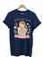 Ilk Anneler Günü Temalı Lacivert Özel Tasarım Kişiselleştirilebilir %100 Pamuk Kadın T-Shirt 1