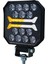 Kare Çalışma Lambası 10-30 Volt Off -Road Çift Renk Smile 1