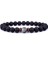 23CM Tarzı No.6 Boyutu Erkekler Için Lava Difüzör Bilezik Doğal Ay Taşı Boncuklu Tibet Buddha Bileklik Volkanik Taş Çakra Bilezik Erkek Takı Hediye (Yurt Dışından) 3