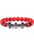 Kırmızı-3 Dua Erkek Kadın Bilezik Hematit Haç Tespih Doğal Taş Boncuk Isa Oniks Meditasyon Bilezikler Takı Hediye Pulsera (Yurt Dışından) 1