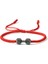 Siyah Dambıl Kırmızı Kadın Erkek Için Basit Kırmızı Iplik Bilezik Ayarlanabilir Şanslı Minimalist Yoga Takı Çiftler Hediye (Yurt Dışından) 1