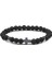 6 mm Lav Dua Erkek Kadın Bilezik Hematit Haç Tespih Doğal Taş Boncuk Isa Oniks Meditasyon Bilezikler Takı Hediye Pulsera (Yurt Dışından) 1
