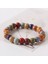 No.16 Boyutu Doreenbeads Ettyle Moda Glazür Seramik Boncuklu Zarif Bileklik Strand Bilezik Çok Renkli Esnek Sevgililer Hediyesi (Yurt Dışından) 4