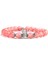 19CM Tarzı Tip 4 Kadın Doğal Pembe Zebra Taşı Boncuk Bilezik Moda Pembe Aventurin Karpuz Taşlı Taç Kolye Bilezik Takı Hediye (Yurt Dışından) 1