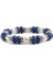 Stil 8 Moda Vintage Boho Çekic Bilezik Bileklik Kadın Doğal Taş Mavi Turkuaz Boncuk Strand Bilezik Erkek Takı Pulseras Mujer (Yurt Dışından) 5