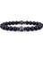 17CM Tarzı No.6 Boyutu Erkekler Için Volkanik Taş Bileklik Doğal Aytaşı Boncuklu Tibet Buda Bileklik Çakra Lav Taşlı Difüzör Bilezik Erkek Takı Hediye (Yurt Dışından) 2
