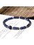 17CM Tarzı Pas Kırmızısı Doğal Kaplan Gözü Bilezik Erkek El Yapımı 4* Dikdörtgen Taş Boncuk Bilezik Elastik Kadın Takı Gümüş Renkli Şans Kolye Pulsera (Yurt Dışından) 5