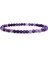 4MMBEADS-17CM Tarzı Ametist Enerji Şans Bileklik Doğal Taş Boncuk Yoga Iyileştirici Bilezik Kadınlar ve Erkekler Için En Iyi Arkadaş Hediyesi (Yurt Dışından) 1