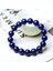 17CM Tarzı No.10 Boyutu Lapis Lazuli Bileklik Erkek Doğal Şifa Enerjisi Lazuli Bilezik Cilalı 8mm Lazurit Boncuk Bilezik Kadın Takı Hediye (Yurt Dışından) 2