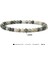 17CM Tarzı Çim Taşı Kadın Erkek Doğal Taş Turmalin Bilezik Ametist Zirkon Kuvars Esnek Halat Reiki Takı Bohemya Pulsera (Yurt Dışından) 1