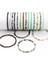 17CM Tarzı Çim Taşı Kadın Erkek Doğal Taş Turmalin Bilezik Ametist Zirkon Kuvars Esnek Halat Reiki Takı Bohemya Pulsera (Yurt Dışından) 2