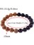 No.4 Boyutu Oıqueı Doğal Ahşap Boncuklu Yoga Bileklik Erkek Elastik Budist Dua Buddha Bilezikler & Bilezikler Takı Pulsera Hombre (Yurt Dışından) 3
