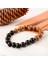 No.4 Boyutu Oıqueı Doğal Ahşap Boncuklu Yoga Bileklik Erkek Elastik Budist Dua Buddha Bilezikler & Bilezikler Takı Pulsera Hombre (Yurt Dışından) 5