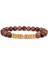 17CM Tarzı No.25 Boyutu Erkekler Için Lava Difüzör Bilezik Doğal Ay Taşı Boncuklu Tibet Buddha Bileklik Volkanik Taş Çakra Bilezik Erkek Takı Hediye (Yurt Dışından) 1