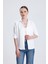 | Kadın Oversize Basic Gömlek - Rahat Kalıp, Düğmeli Uzun Kollu Günlük Gömlek 1