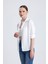 | Kadın Oversize Basic Gömlek - Rahat Kalıp, Düğmeli Uzun Kollu Günlük Gömlek 2