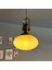 Elegant Beyaz Cam Tekli Avize Eskitme Başlık Retro Sarkıt Lamba Restoran Salon Aydınlatma 3