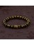 406-3 Kadınların Retro Tibet Siyah Boncuk Oyma Mantra Om Mani Amulet Bileklik Erkekler Vintage Budist Meditasyon Takı AB285 (Yurt Dışından) 2