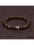 406-3 Kadınların Retro Tibet Siyah Boncuk Oyma Mantra Om Mani Amulet Bileklik Erkekler Vintage Budist Meditasyon Takı AB285 (Yurt Dışından) 4
