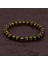 406-3 Kadınların Retro Tibet Siyah Boncuk Oyma Mantra Om Mani Amulet Bileklik Erkekler Vintage Budist Meditasyon Takı AB285 (Yurt Dışından) 5