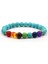 41 Numara 8mm Doğal Taş Boncuklu Zincir Bileklik Kadın Erkek Çift Lava Taşı Iyileştirici Denge Boncuklar Reiki Buddha Çakra Bilezik Takı (Yurt Dışından) 5