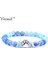 23CM Tarzı Siyah Tabanca Kaplama Erkek Bileklik Hava Agat Bilezik Kadınlar Köpek Patisi Gümüş Kaplama Bilezik Femme Doğa Enerjisi Taş Boncuk Pulsera Takı (Yurt Dışından) 2