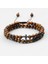 Siyah Oniks Obsidyen Taş Bileklik Erkek Siyah Lava Hematit Haç Boncuklar Bilezik Kadınlar Şans Doğal Taş Dua Takı Pulseras (Yurt Dışından) 4