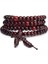 Kırmızı Doğal Sandal Ağacı Budist Buddha Meditasyon Ahşap Tesbih Marathi Bileklik Kadın Erkek Takı Şanslı Hediye (Yurt Dışından) 1