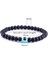 19CM Tarzı Mat Oniks Cilalı Siyah Oniks Bileklik Erkek Kötü Göz Boncuk Taş Bileklik Erkek Moda Takı Buddha Sağlık Dengesi Yoga Reiki Bileziği (Yurt Dışından) 4