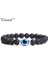 17CM Tarzı Lav Taşı 1 Doğal Taş Bileklikler Erkek El Yapımı Lav Taşı Difüzör Bileklikler Kadın Erkek Takı Pulseras Homme (Yurt Dışından) 2