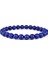 21CM Tarzı No.13 Boyutu Lapis Lazuli Bileklik Erkek Doğal Şifa Enerjisi Lazuli Bilezik Cilalı 8mm Lazurit Boncuk Bilezik Kadın Takı Hediye (Yurt Dışından) 1