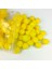 100 Adet 2cm Sarı Pompom Yumuşak Ponpon Peluş 5