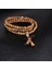 No.5 Boyutu Budist 108 Tane Boncuklu Meditasyon Tesbih Bileklik Ahşap Benzersiz Dua Boncuklu Kadın Erkek Şanslı Bilezikler Bracciali (Yurt Dışından) 1