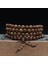 No.5 Boyutu Budist 108 Tane Boncuklu Meditasyon Tesbih Bileklik Ahşap Benzersiz Dua Boncuklu Kadın Erkek Şanslı Bilezikler Bracciali (Yurt Dışından) 5