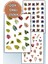 Çiçek-Yaprak Temalı 3 'lü Set Sticker Planner Ajanda Bullet Journal Için Uygun Set 1