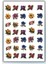 Çiçek-Yaprak Temalı 3 'lü Set Sticker Planner Ajanda Bullet Journal Için Uygun Set 4