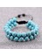 Stil 11 Moda Siyah Lava Taş Boncuklu Bileklik Erkek Homme Etnik Yoga Çift Katmanlı Turkuaz Inci Bilezikler Bileklik Pulseras Hombre (Yurt Dışından) 4