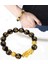 No.12 Boyutu 24 Stil Feng Shui Pi Xiu Obsidyen Bileklik Altın Zenginlik ve Iyi Şans Bilezik Taş Boncuk Bilezik Erkek Kadın Unisex (Yurt Dışından) 2