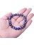 Elastik Doğal Lapis Lazuli Boncuklu Bilezikler Unisex Bilezik Doğal Taş Yuvarlak Boncuk Bilezik Erkekler Kadınlar Takı Hediyeleri 8mm (Yurt Dışından) 4