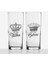 King And Queen İsimli 2li Rakı Bardağı 2