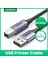USB Yazıcı Kablosu USB 2.0 Örgülü Kablo Erkek - Tip B Erkek Yazıcı Kablosu Yüksek Hızlı Epson, Brother, Hp, Canon, Lexmark, Dell, Xerox, Samsung, Piyano, Dac ile Uyumlu (Yurt Dışından) 1