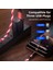 M 540 Manyetik Mikro USB C Tipi Kablo Glow LED Aydınlatma Manyetik Kablo USB Şarj Aleti Kablosu iPhone 12 11 Huawei Xiaomi Mi 11 (Yurt Dışından) 4