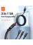 Mcdodo 3 In 1 USB Kablosu Mikro Tip C Hızlı Şarj Kablosu iPhone 14 13 Pro Max Xr Huawei Xiaomi Samsung Telefon 15A Hızlı Şarj (Yurt Dışından) 1